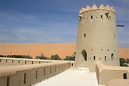 Le fort entouré de dunes