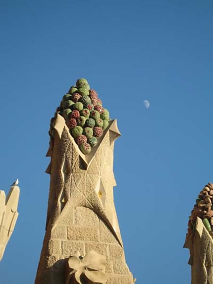 Les fruits et la lune de la Sagrada Familia