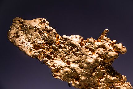 Galerie de minéralogie, pépite d'or de 5024 g