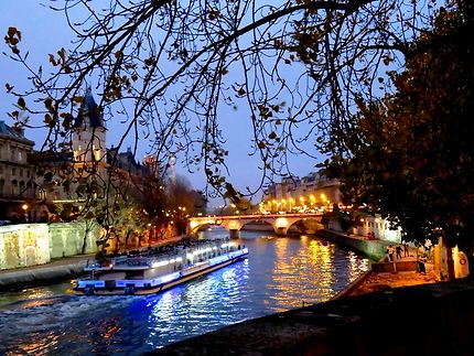 La Seine en soirée 