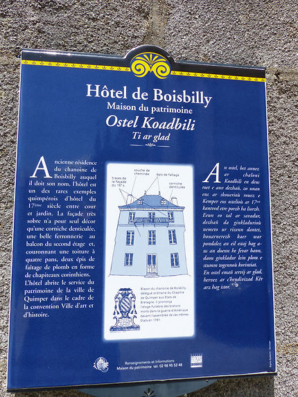 Histoire de l'Hotel de Boisbilly 