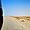Route en bitume entourée de désert en Mauritanie !