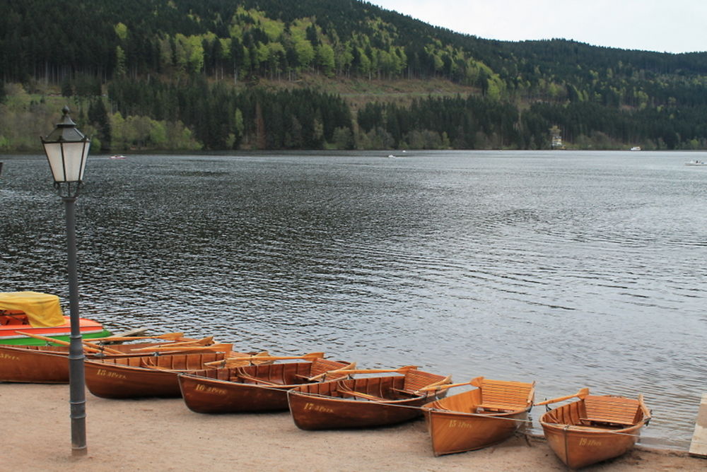 Les barques du lac de Titisee