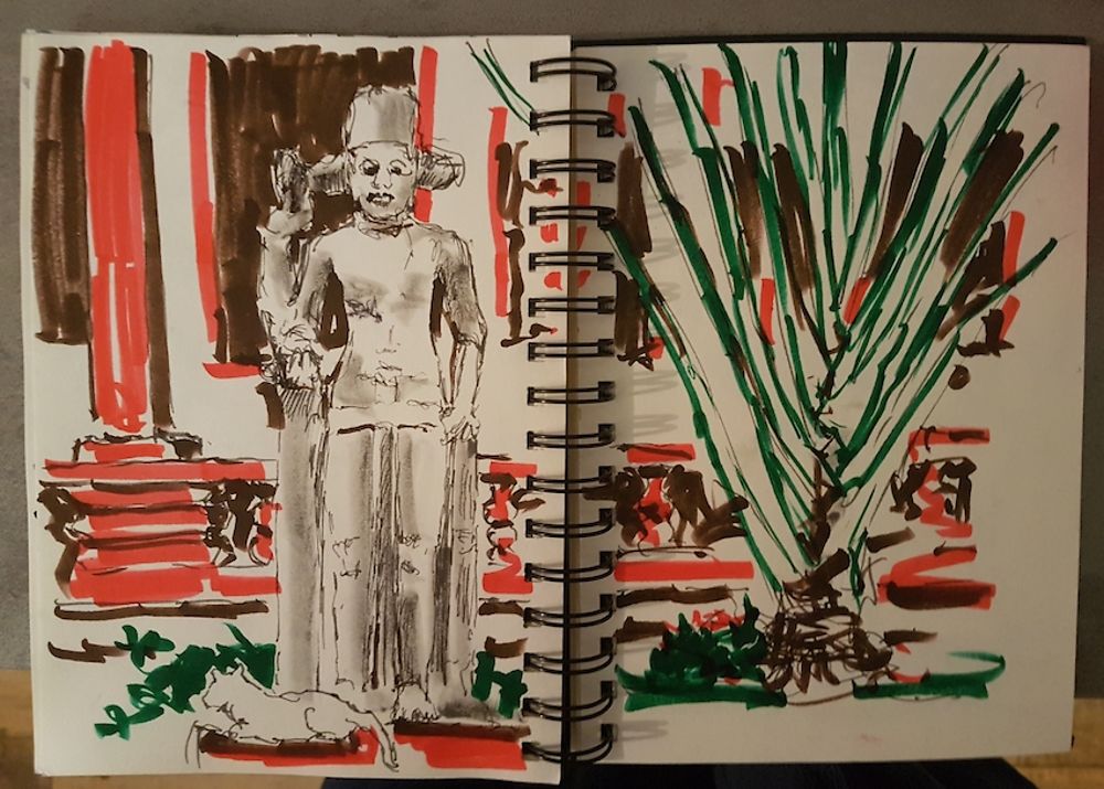 Aquarelle carnet de voyage