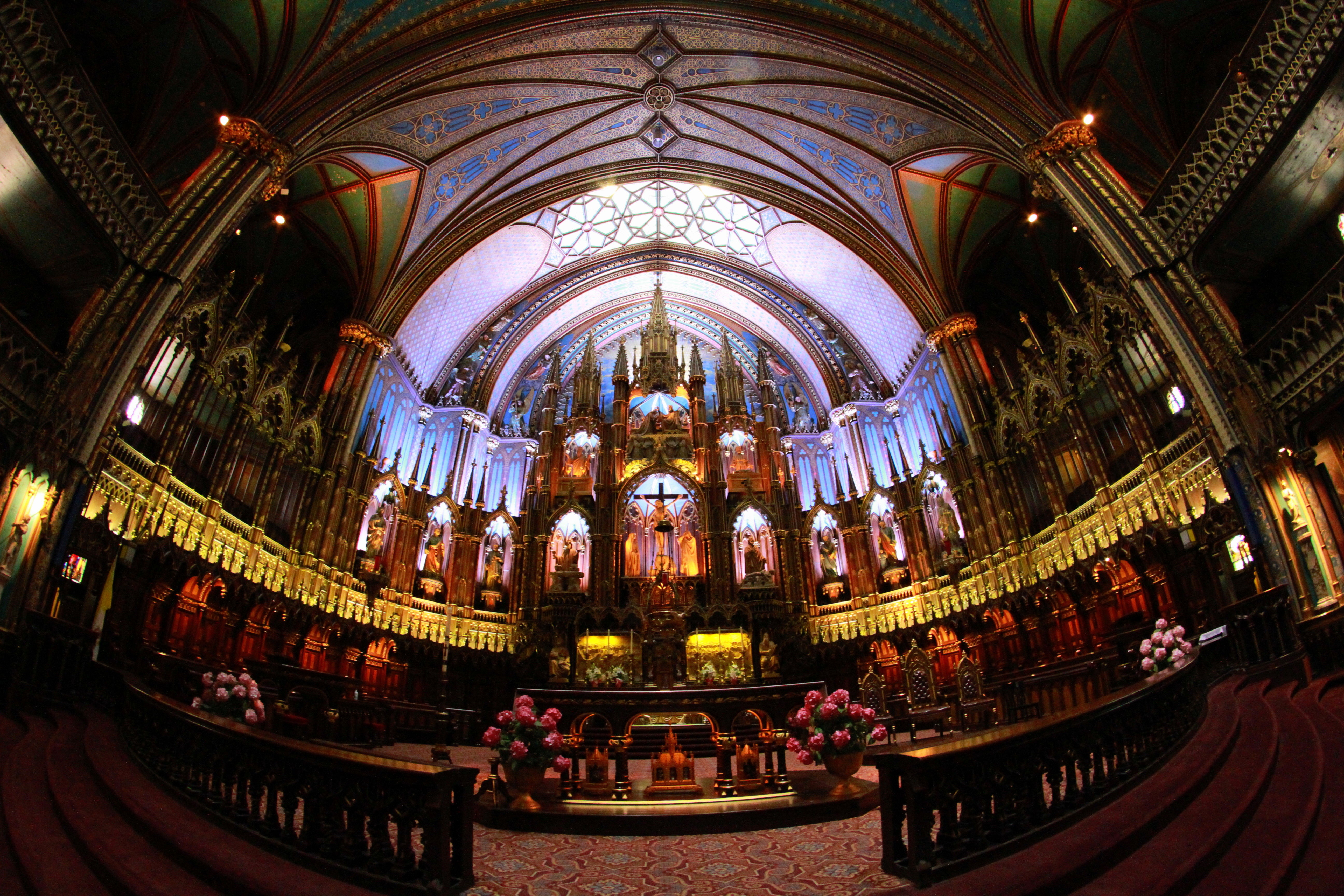 Le choeur de Notre Dame (Montréal)