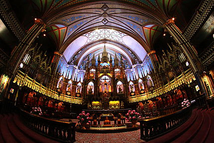 Le choeur de Notre Dame (Montréal)