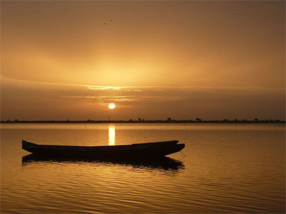 Lever de soleil dans le siné -saloum