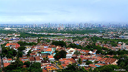Vue sur Olinda et Recife