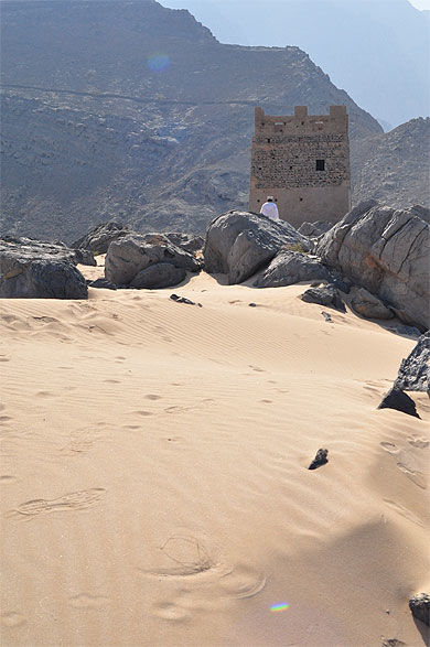 Fort de Al Jadi et dune de sable