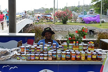 Marché de Port Mathurin, île Rodrigues