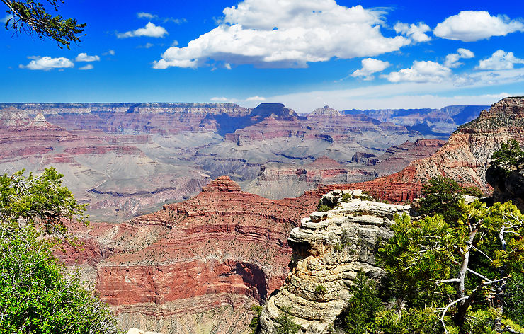 Visiter le Grand Canyon depuis la corniche de South Rim