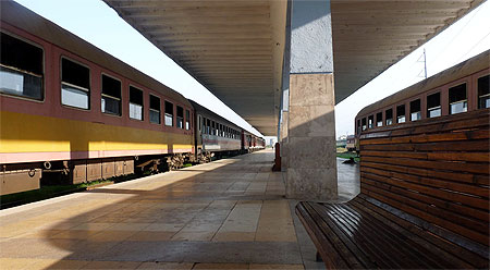 A la gare de Tirana A la gare de Tirana