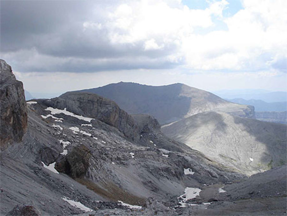 Panorama côté espagnol vu de la brèche