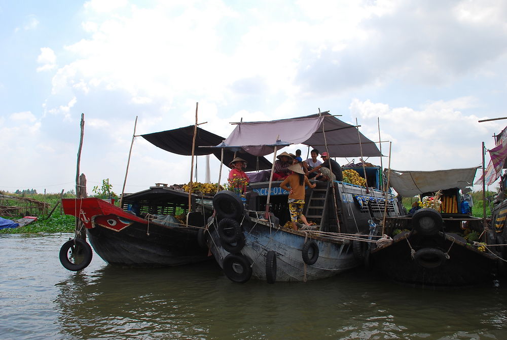 Marché flottant