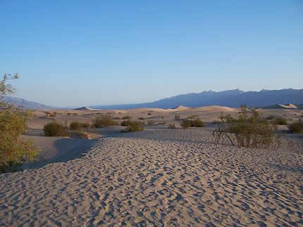 Dunes à Death Valley