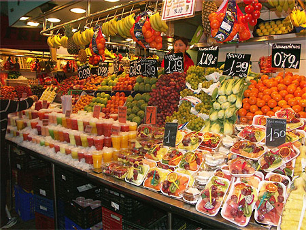 Au marché de La Boqueria