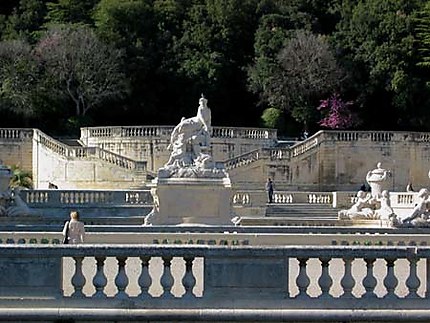 Nîmes, les jardins de la Fontaine
