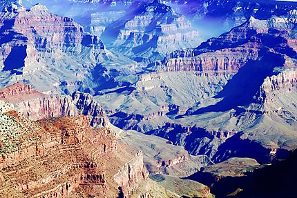 Le Grand Canyon tout en couleurs