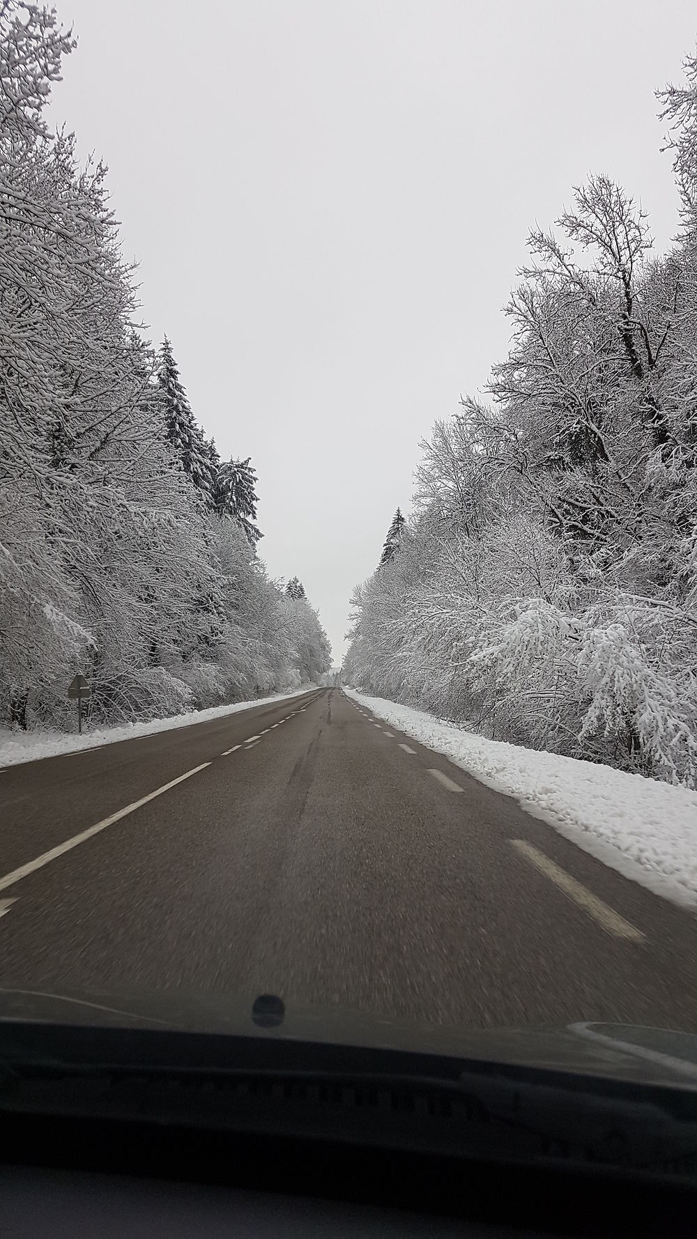 En route vers la blancheur des pistes, Gex