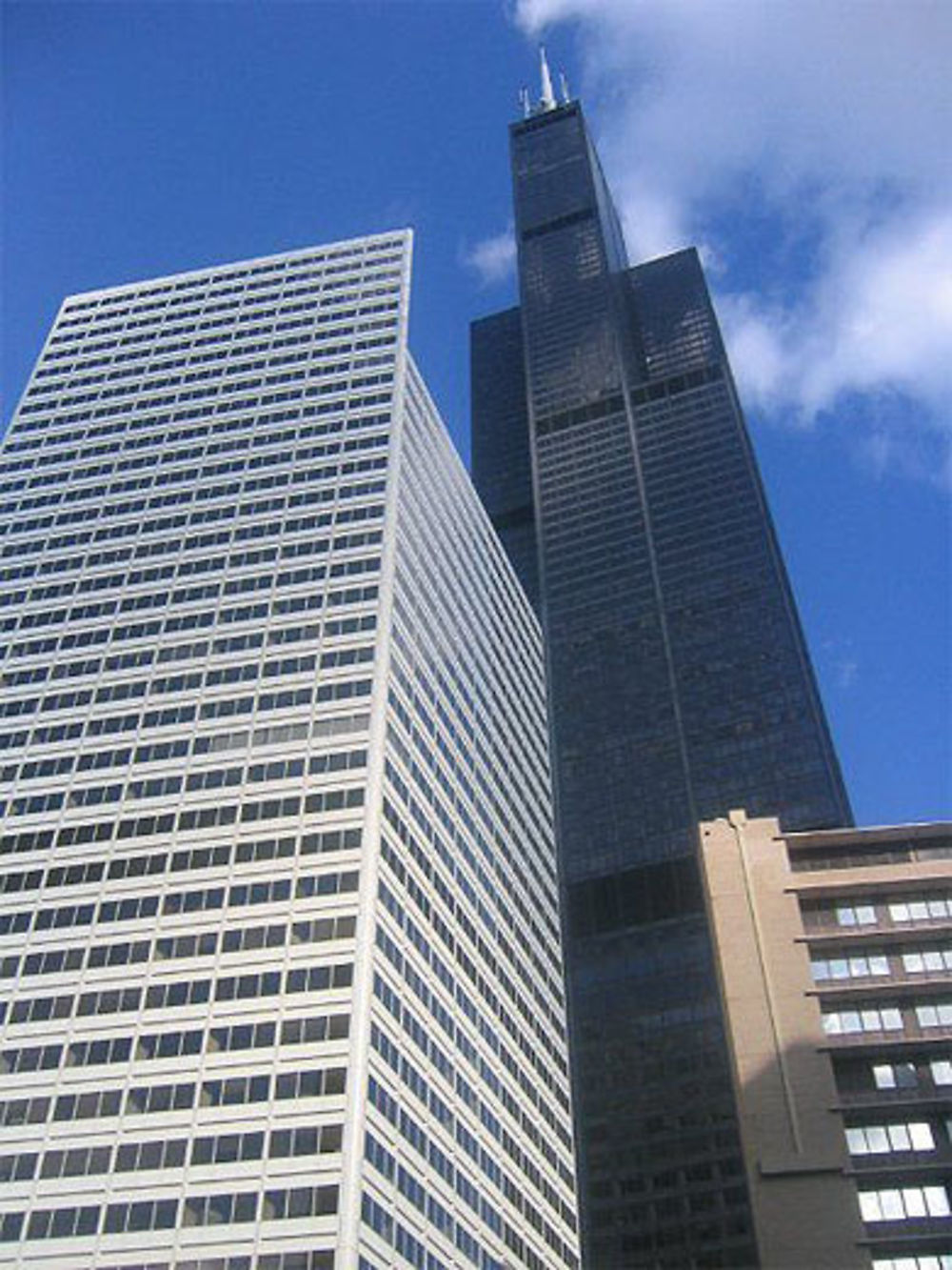 Au pied des Sears tower