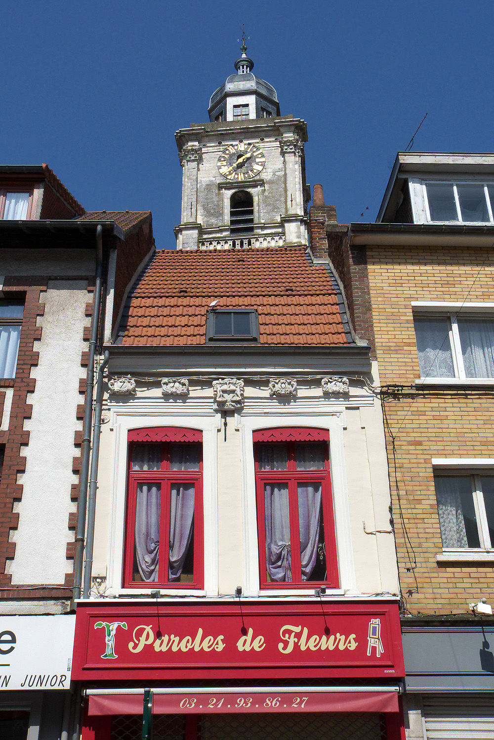 Façade, rue du Bourg, Aire-sur-la-Lys