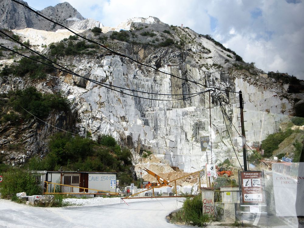 Carrières de marbre à Carrare