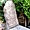 Mystérieux menhir au cimetière Saint Vincent