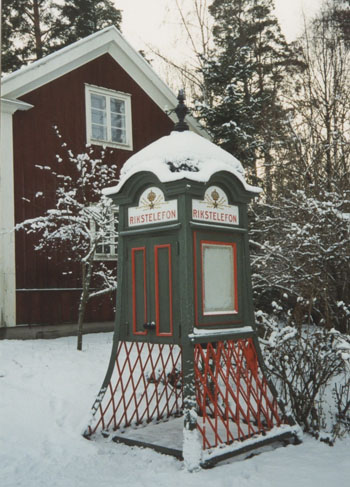 Cabine téléphonique suédoise Cabine téléphonique suédoise