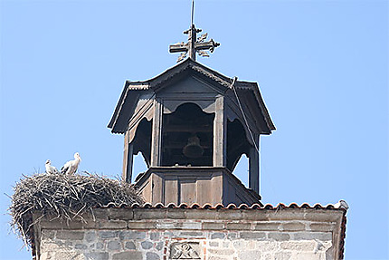 Cigognes à Bansko