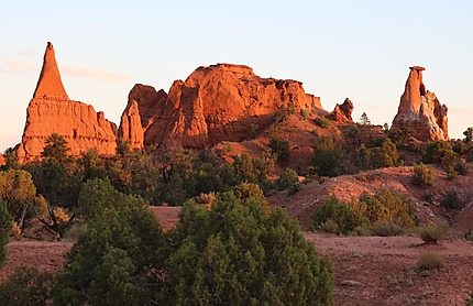 Kodachrome Basin SP au coucher du soleil