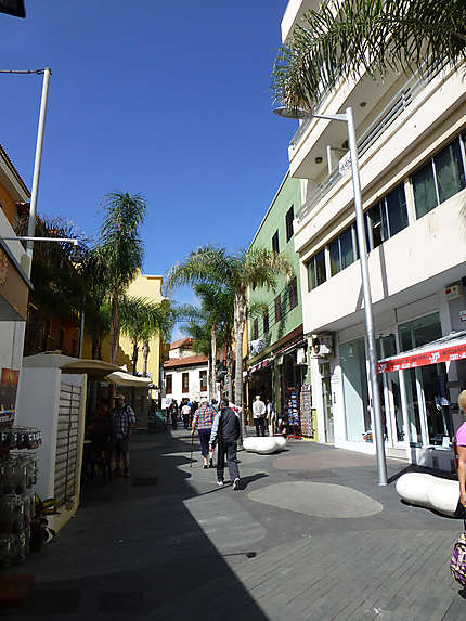 Rue piétonne à Puerto de la Cruz