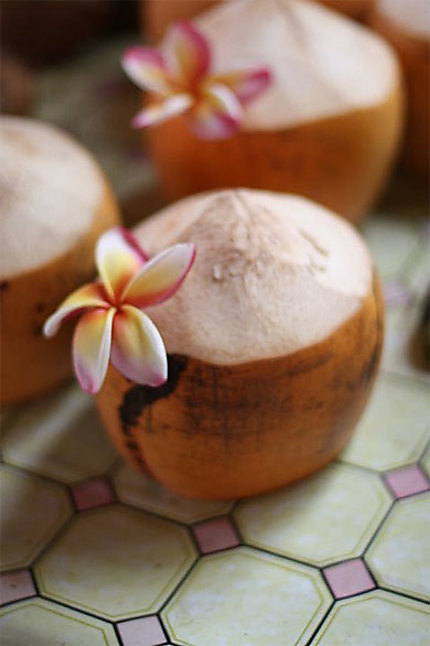 Coconut and local Flower