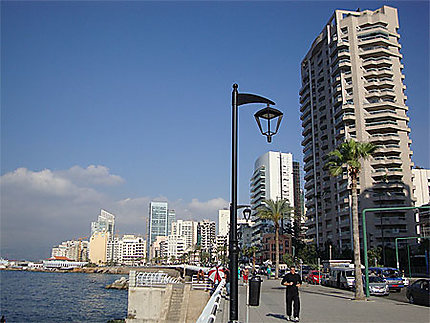 Vue de la Corniche de Beyrouth