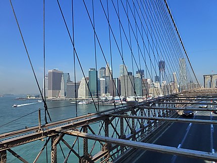 Vue du Brooklyn Bridge