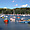 Dartmouth - Petits bateaux sur la rivière Dart