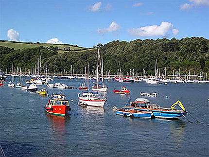 Dartmouth - Petits bateaux sur la rivière Dart