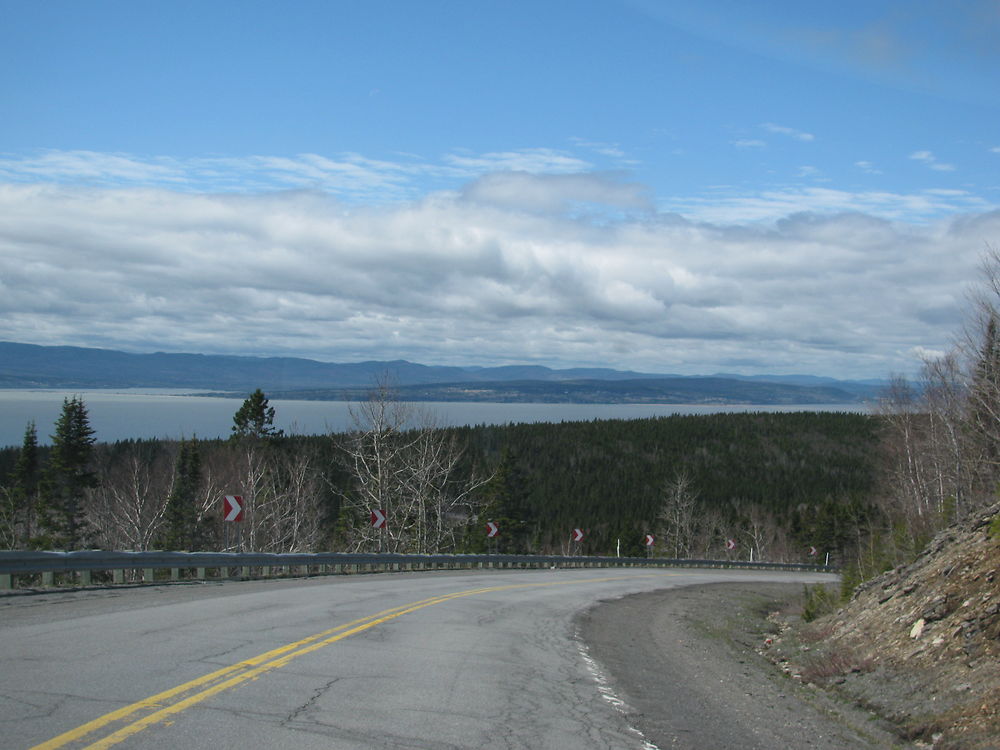 Route 132 à Cap-des-Rosiers