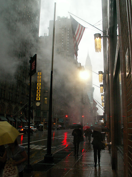 New York sous la pluie