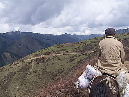 Treck à cheval dans le nord du Sichuan