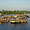 Village de bateaux dans le delta du Mékong