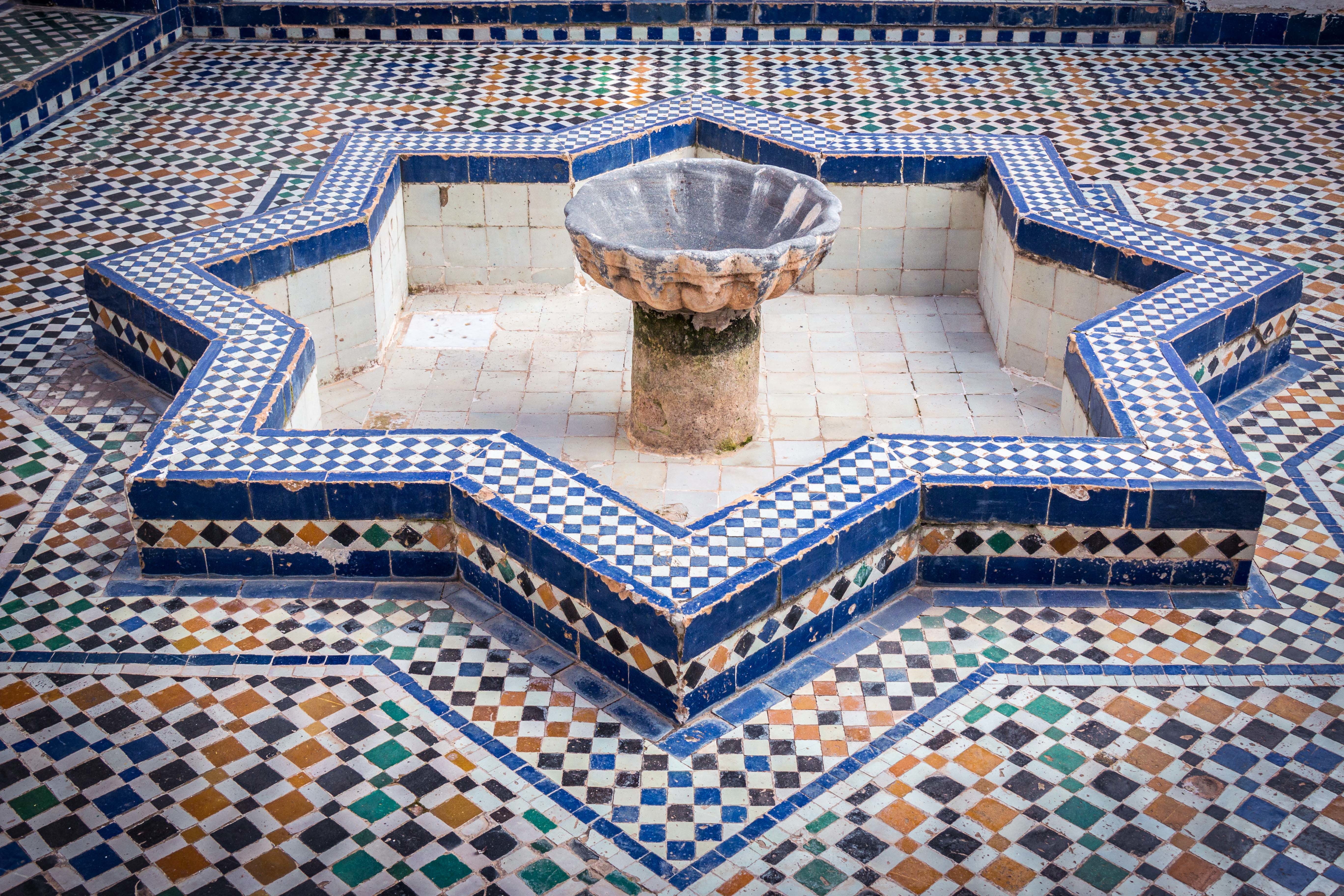 Musée du Batha, la fontaine étoilée