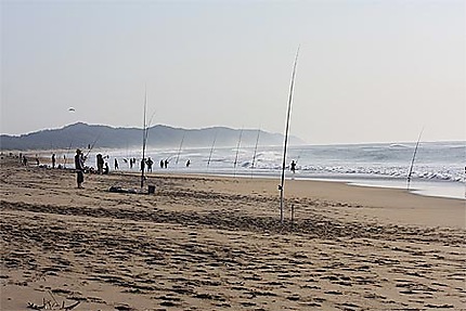 Pêche sur la plage