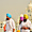 Les Sikhs au Golden Temple d'Amritsar