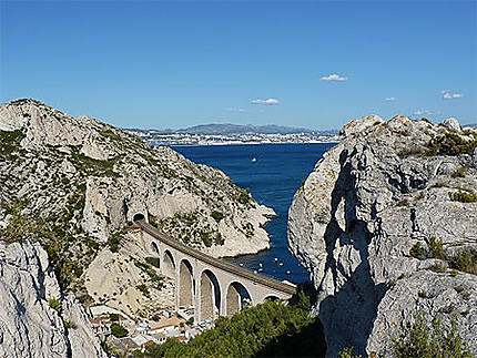 Vue sur Marseille de Niolon