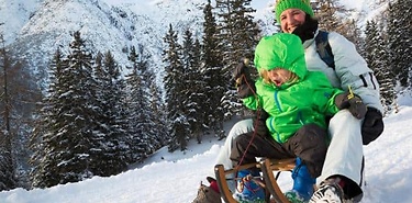 Vacances à la neige pour toute la famille