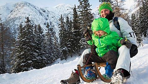 Vacances à la neige pour toute la famille