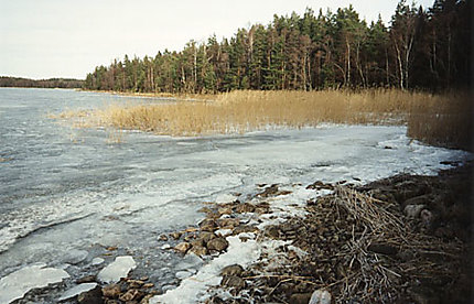 Lac glacé dans le Värmland