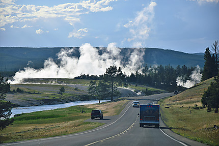Fin de journée au Yellowstone
