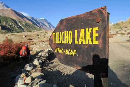 Vers le lac Tilicho