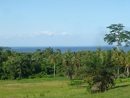 Adiaké, vue sur la grande lagune 